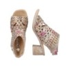 Rieker Damen Sandalette Metallic 64780-90 Schuhe