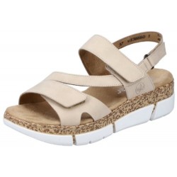 Rieker Damen Sandale Beige  V2366-60 Schuhe
