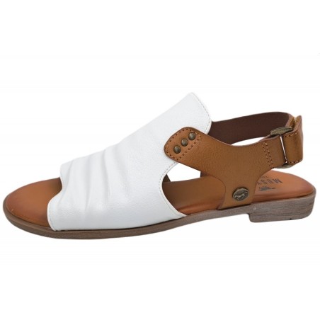 Mustang Damen Sandale Weiß 1388-808-1 Schuhe