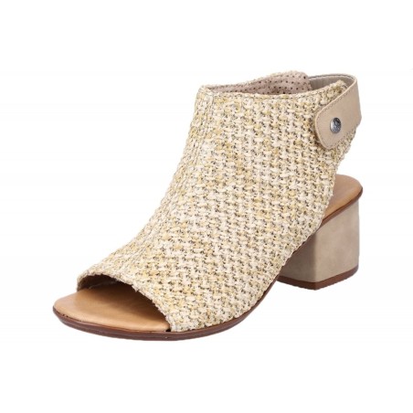 Rieker Damen Sandalette Beige 64670-60 Schuhe