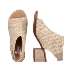 Rieker Damen Sandalette Beige 64670-60 Schuhe