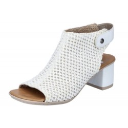 Rieker Damen Riemchensandalette Weiß 64772-80 Schuhe
