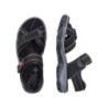 Rieker Damen Trekking Sandale Schwarz 68851-02 Schuhe