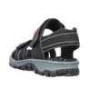 Rieker Damen Trekking Sandale Schwarz 68851-02 Schuhe
