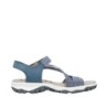 Rieker Damen Trekking Sandale Blau 68871-14 Schuhe