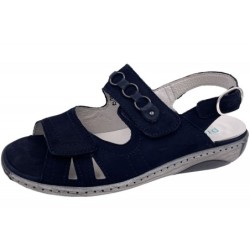 Waldläufer Damen Sandale Blau 210004-191-217 Schuhe