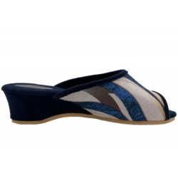 Trunte Hausschuhe Blau 15290 Schuhe