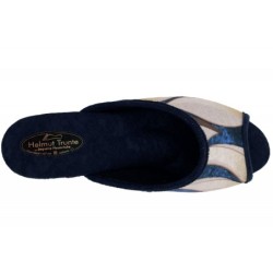 Trunte Hausschuhe Blau 15290 Schuhe