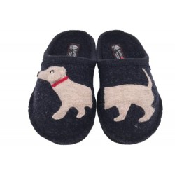 Haflinger Flair Dackel Kapitän Blau 313021-79 Schuhe