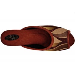 Trunte Hausschuhe Rost Orange 95270 Schuhe