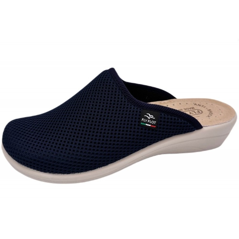 Fly Flot Damen Hausschuh Blau 330019-05 Schuhe