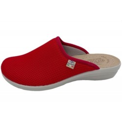 Fly Flot Damen Hausschuh Rot 330019-04 Schuhe