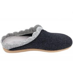 Damen Hausschuh Filz Pantoffel 511010002 Schuhe