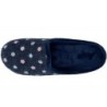 Damen Hausschuh Pantoffel Blau Blume 209-0103-D6 Schuhe