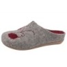 Damen Hausschuh Filz Pantoffel Grau 511400024 Schuhe