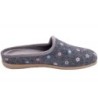 Damen Hausschuh Pantoffel Grau 511400050 Schuhe