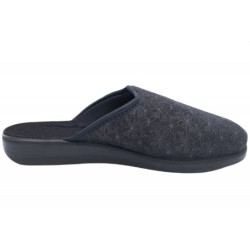 Padero Damen Hausschuhe Dunkelgrau 511410003 Schuhe