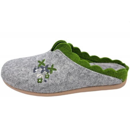Damen Hausschuh Filz Pantoffel 511440017 Schuhe