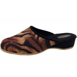 Trunte Damen Hausschuhe Tiger 85070 Schuhe