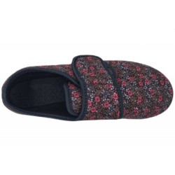 Padero Klett-Hausschuhe Floral 513050007 Schuhe