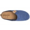 Rohde Damen Filzpantoffel Blau 6860-51 Schuhe