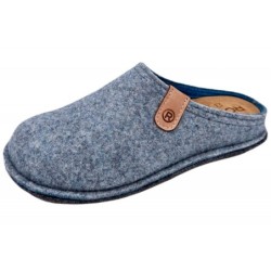 Rohde Damen Filzpantoffel Hellblau 6820-52 Schuhe