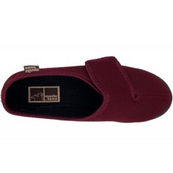 Manitu Damen Hausschuhe Weinrot 340174-41 Schuhe