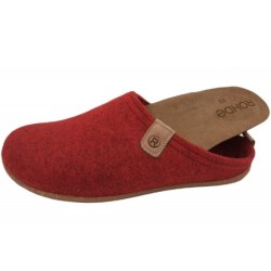 Rohde Damen Filzpantoffel Cherry Rot 6860-43 Schuhe