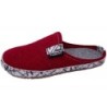 PADERO Hausschuhe TONI-Striped Dunkelrot 513-31-0002 Schuhe
