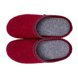 PADERO Hausschuhe FRANZ Dunkelrot 513-31-0003 Schuhe