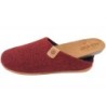 Rohde Damen Tweed Pantoffel Weinrot 6863-48 Schuhe