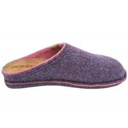 Rohde Damen Filzpantoffel Violett 6820-58 Schuhe