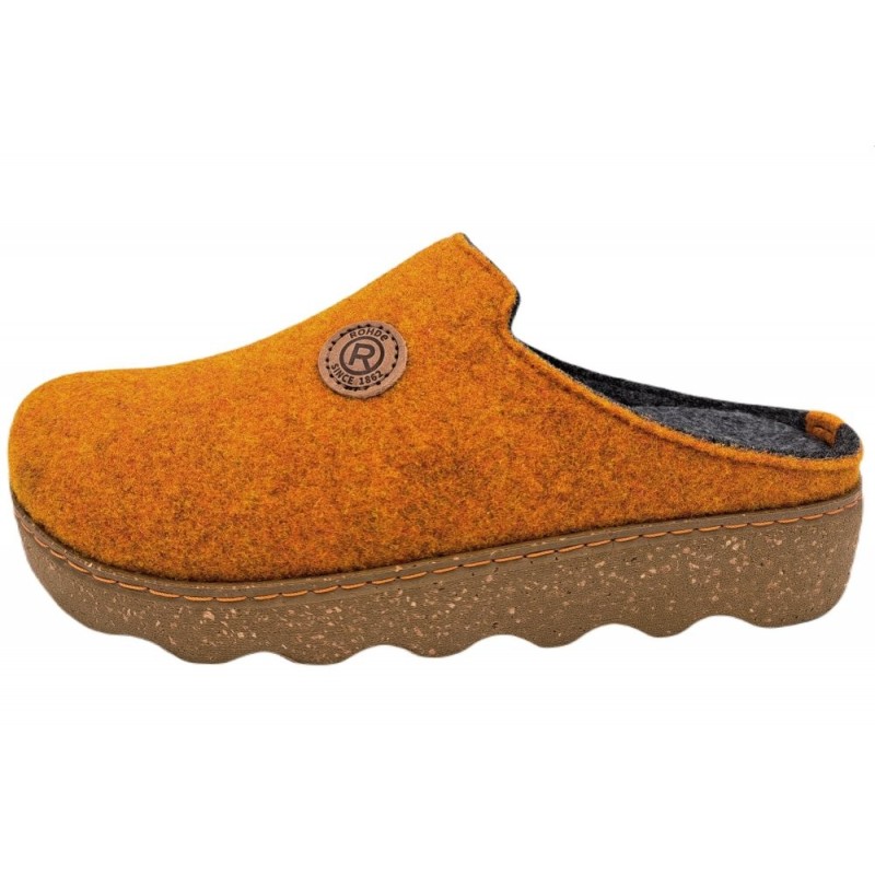 Rohde Filzpantoffel Foggia Fox Orange 6120-31 Schuhe