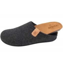 Rohde Damen Filzpantoffel Stone 6860-84 Schuhe