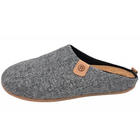 Rohde Damen Tweed Pantoffel Grau 6863-80 Schuhe
