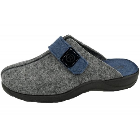 Rohde Damen Filzpantoffel Grau 2315-80 Schuhe