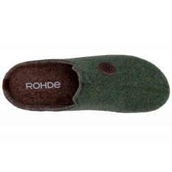 Rohde Filzpantoffel Hellgrün 6120-62 Schuhe