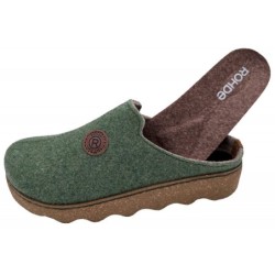 Rohde Filzpantoffel Hellgrün 6120-62 Schuhe