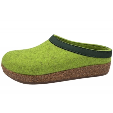 Hausschuhe Filz Clog Grün 513530006 Schuhe