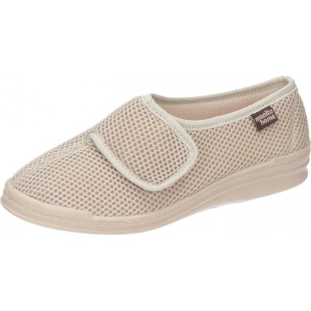 Manitu Damen Hausschuhe Beige 340174-8 Schuhe