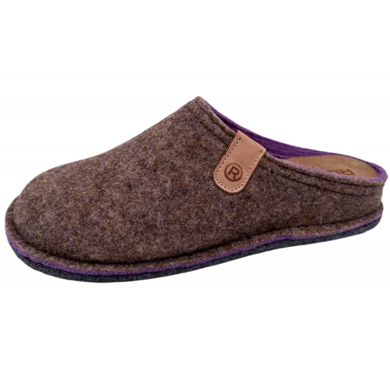 Rohde Damen Filzpantoffel Beige 6820-17 Schuhe