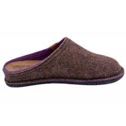 Rohde Damen Filzpantoffel Beige 6820-17 Schuhe