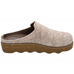 Rohde Filzpantoffel Foggia Silk Hellbeige 6120-13 Schuhe