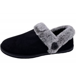 Skechers Hausschuhe Cozy Campfire Schwarz 167219 BLK Schuhe