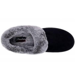 Skechers Hausschuhe Cozy Campfire Schwarz 167219 BLK Schuhe