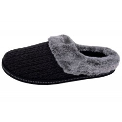 Skechers Hausschuhe Cozy Campfire Schwarz 16763 BLK Schuhe