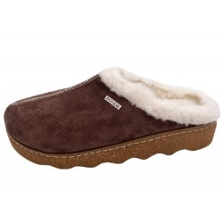 Rohde Damen Lederpantoffel Earth 6125-77 Schuhe