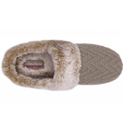 Skechers Hausschuhe Cozy Campfire Beige 167225 NAT Schuhe