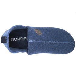 Rohde Filz Hausschuhe Ocean Blau 6129-56 Schuhe