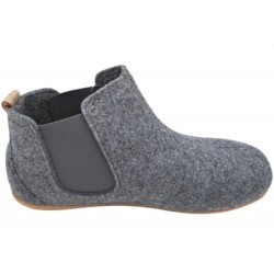 Rohde Damen Filz Chelsea Hausschuhe Grau 6868-80 Schuhe